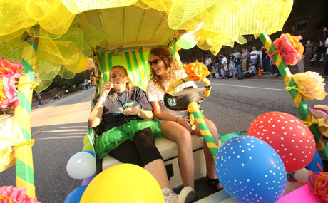 Break a leg. A parade is really ''street theater,'' says Schermerhorn '82.